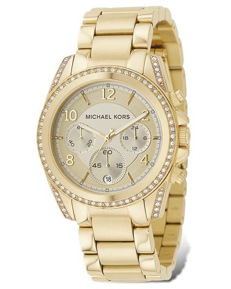 montre michael kors femme gold|Michael Kors watch model nadja.